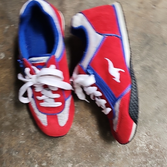 kangaROOS Vibrant Red and Blue Sneakers - Picture 8 of 8
